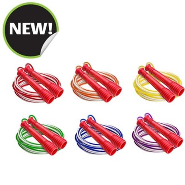 Champion Sports Champion Sports EXR7SET 9 ft. Deluxe XU Jump Rope with Blue Handle - Set of 6 - EXR7SET