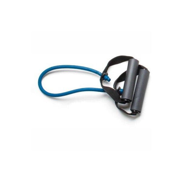 Fabrication Enterprises CanDo Exercise Tubing with Handles, Blue, 18" - 1331219