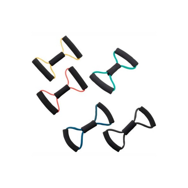Fabrication Enterprises CanDo BowTie Tubing Exerciser, 14", 5 Color Set - 1344002