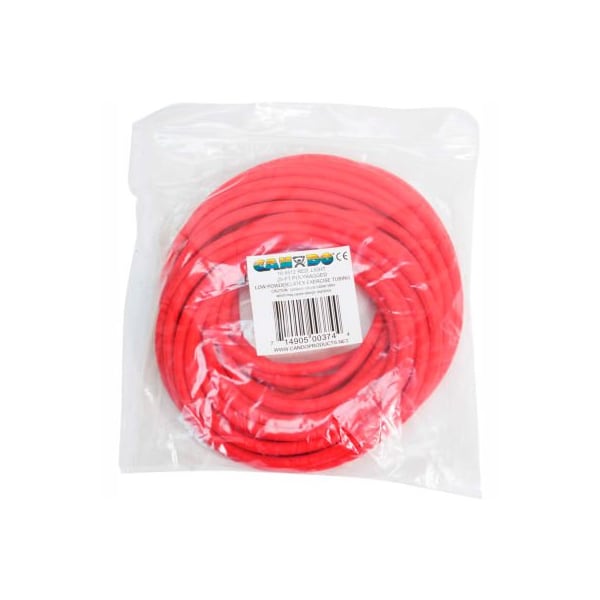 Fabrication Enterprises CanDo Low Powder Exercise Tubing, Red, 25'/Bag - 1319531