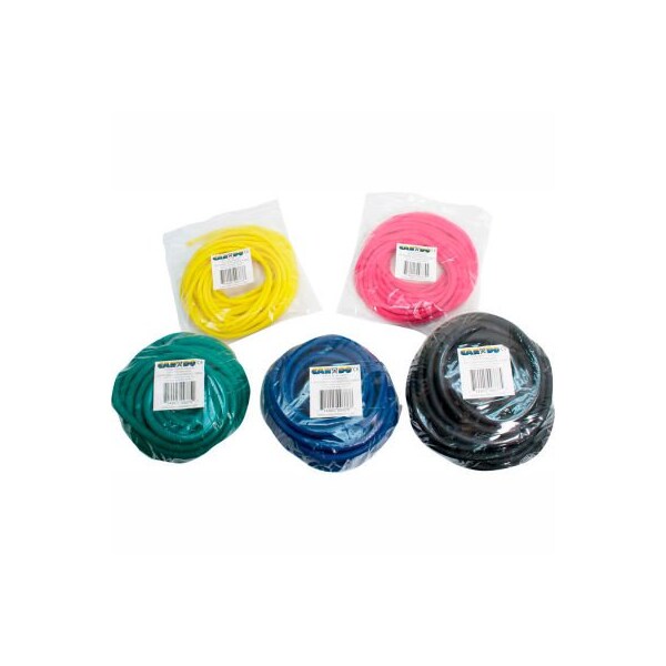 Fabrication Enterprises CanDo Low Powder Exercise Tubing, 25'/Bag, 5 Color Set - 1322087