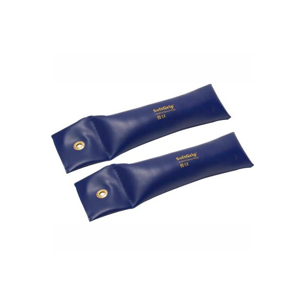 Fabrication Enterprises CanDo SoftGrip Hand Weight, 9 lb., Blue, 1 Pair - 10-0362-2