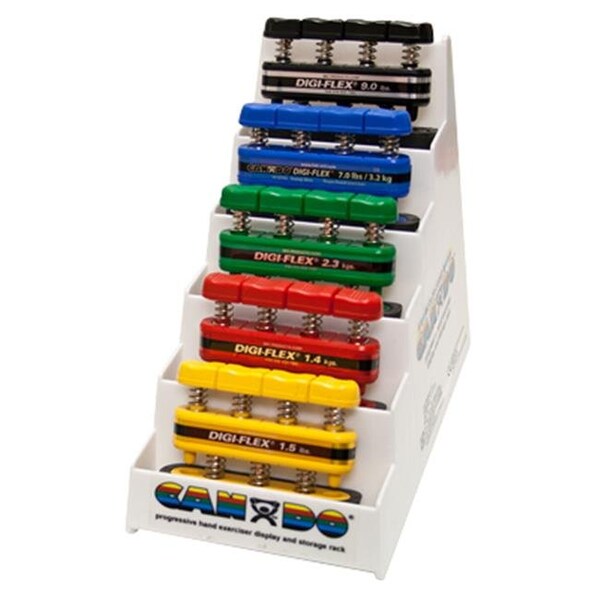 Fabrication Enterprises Fabrication Enterprises 10-0746 Cando Digi-Flex Hand Exerciser - Set Of 5 - 10-0746