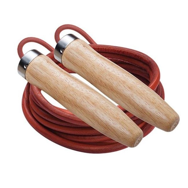 Champion Sports Champion Sports S785 8.5 ft. Heavyweight Leather Ball Bearing Jump Rope - S785