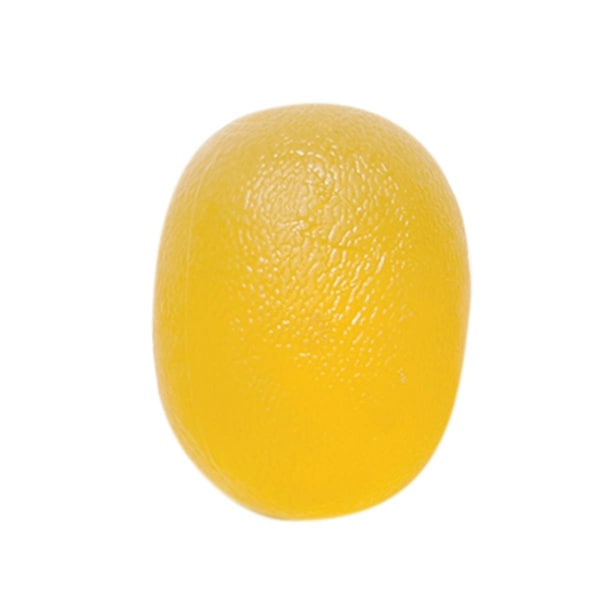 Fabrication Enterprises CanDo Gel Squeeze Ball Large Cylindrical- Yellow - X-Light - 10-1891