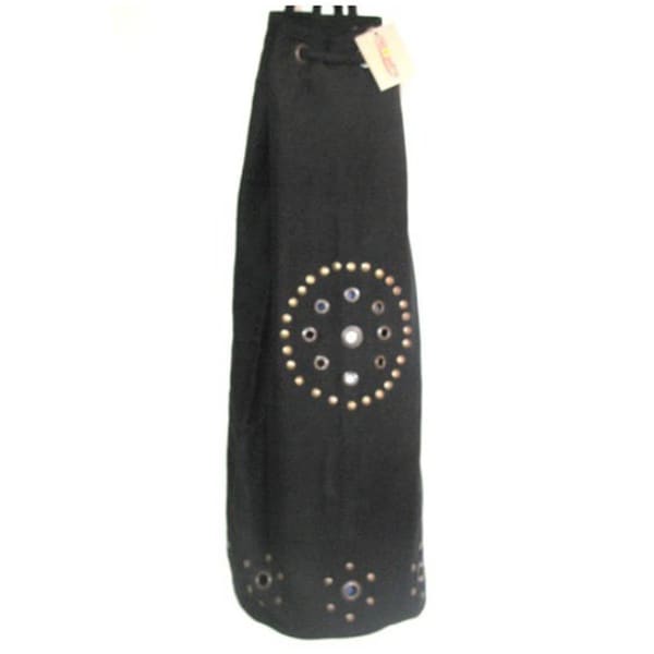 Kushoasis Yoga Bag - OMSutra Chakra Rivet Bag - Color - Black - KU326252