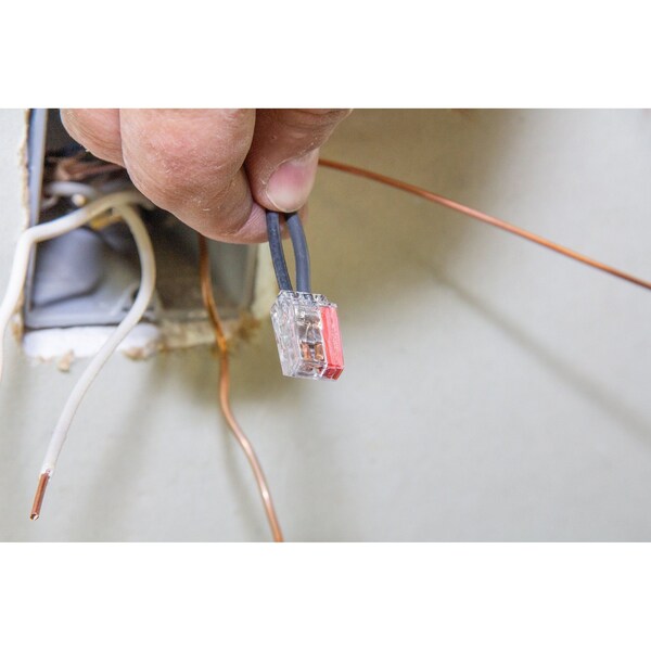 Conector de cables PushGard de Gardner Bender, cables de 22 a 12 AWG, contacto de cobre, material de carcasa de policarbonato - 19-PC2.