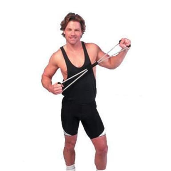 Step-Up Relief Exercise Tubing BowTie Exerciser - 30 Inch - Silver - XX-Heavy - ST294050