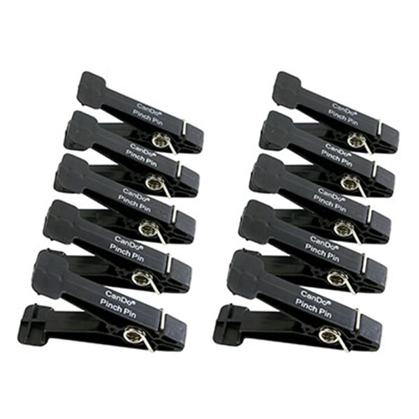 Fabrication Enterprises Replacement Pinchpins, Black - Extra Heavy - 10 Each - 10-0845-10