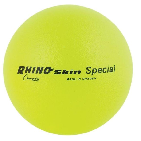 Champion Sports Champion Sports RS85NYL 8.5 in. Rhino Skin Ball; Neon Yellow - RS85NYL