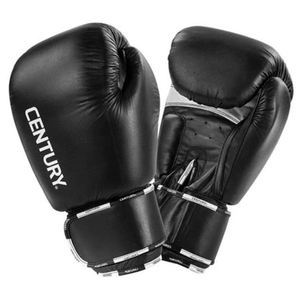 Century Century 146002-011718 18 oz Creed Sparring & Boxing Glove - Black & White - 146002-011718