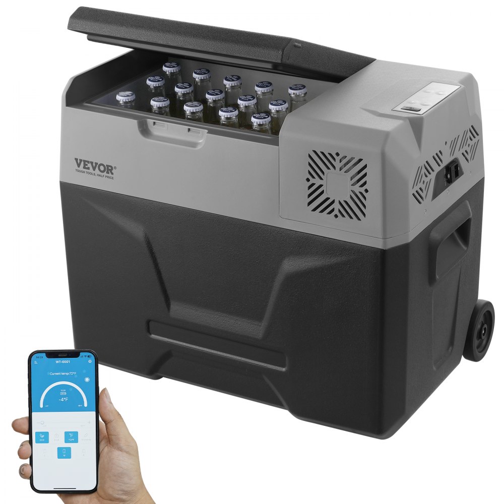 VEVOR Portable Car Refrigerator Freezer Compressor 40 L Single Zone for Car Home - GLCZBXX40LDMS50JCV1