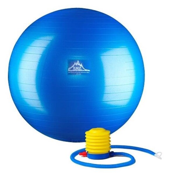 Black Mountain Products Black Mountain Products PSBLUE 55CM 55 cm. Professional Grade Exercise Stability Ball; Blue - PSBLUE 55CM