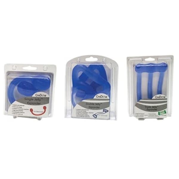 Fabrication Enterprises Fabrication Enterprises 10-1564 Cando Jelly Expander Single; Double and Triple Exerciser Kit; Blue - Heavy - 10-1564