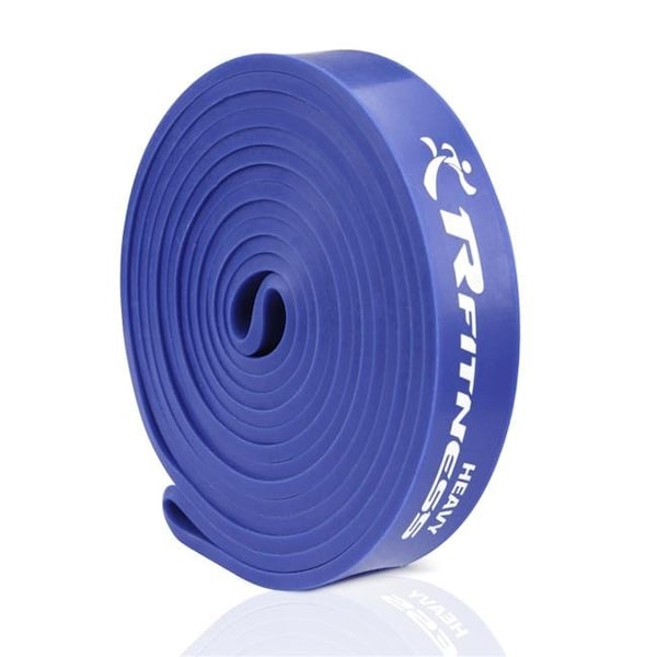 Furinno Furinno RF1506-BL 41 in. Rfitness Professional Long Loop Stretch Latex Exercise Band; Blue - Heavy - RF1506-BL