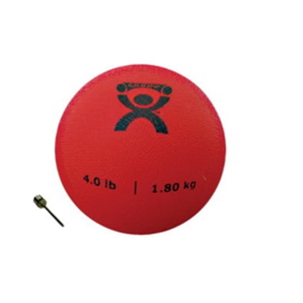Fabrication Enterprises Cando PT Soft Medicine Ball, 4 lbs Rebounder Ball, Red - FA129095
