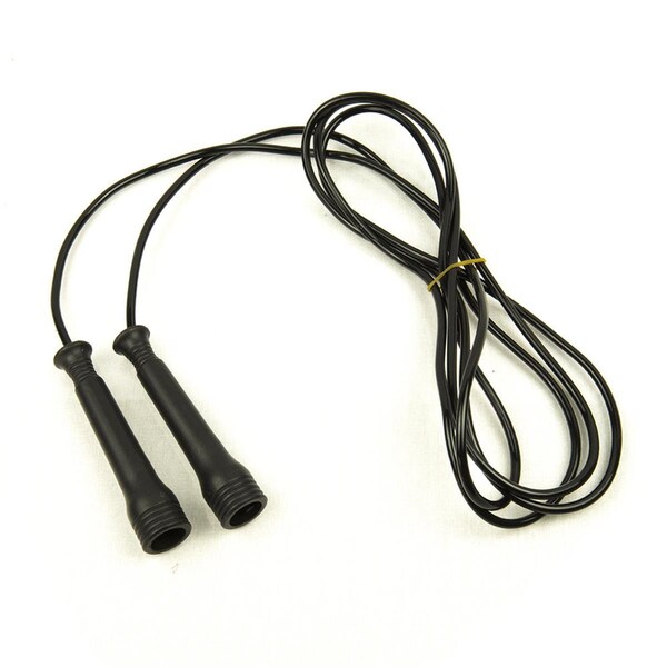 Aeromat 10 ft. Adjustable Heavy Duty Speed Jump Rope, Black - 75017