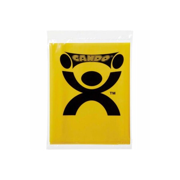 Fabrication Enterprises CanDo Low Powder Pre-Cut Exercise Band, Yellow, 48L Strip, 1/Pack - 1205941