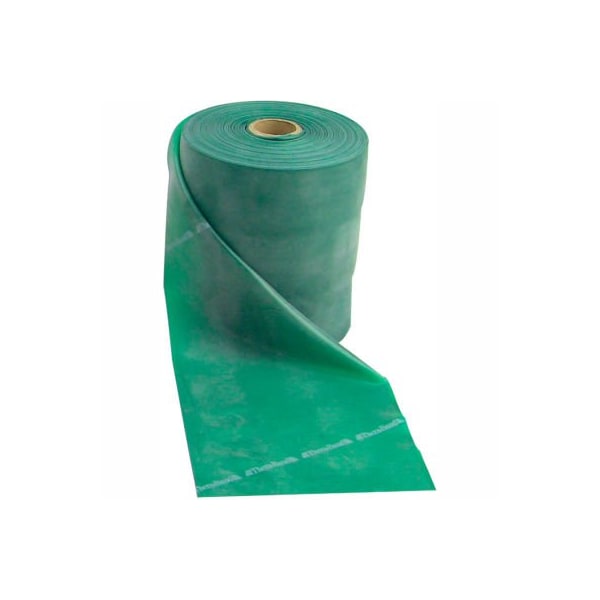 Fabrication Enterprises Thera-Band Latex-Free Exercise Band, Green, 50 Yard Roll/Box - 10-1197