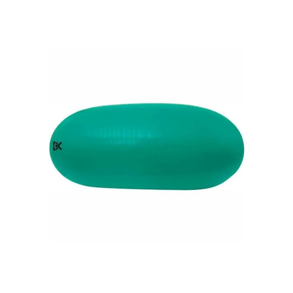Fabrication Enterprises CanDo Inflatable Exercise Straight Roll, Green, 24" Dia. x 43"L - 30-1782