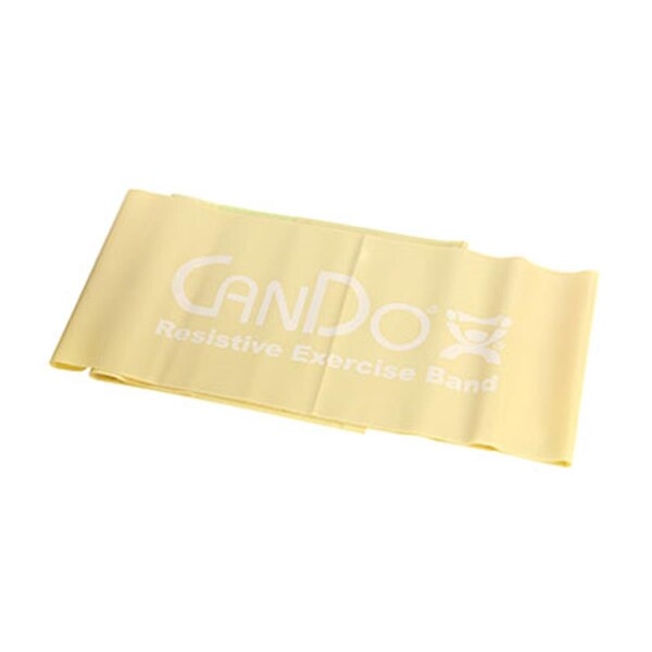Fabrication Enterprises Cando Exercise Band 5 ft. Singles, Tan - 1662129