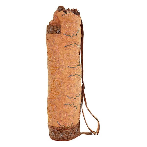 Omsutra OM101029-Salmon Yoga Hand Crafted Chic Bags - Salmon - OM101029_SALMON