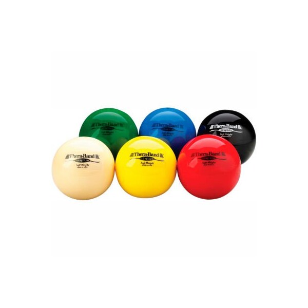 Fabrication Enterprises Thera-Band Soft Weights Ball, 6 Color Set - 459020