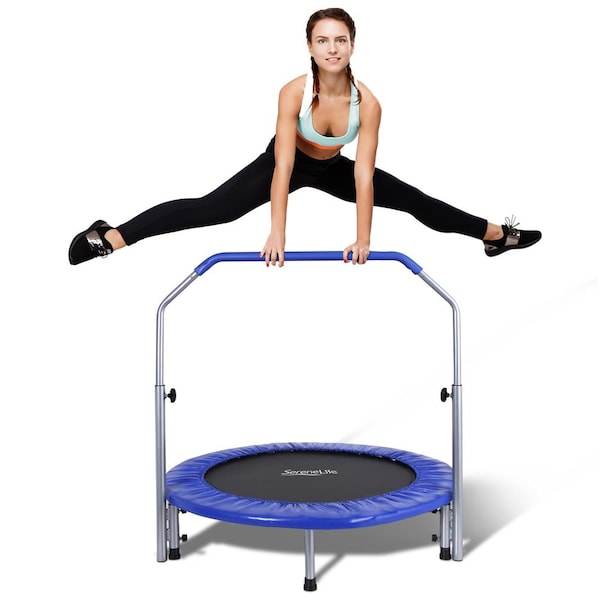 Serenelife Sports Jumping Fitness Trampoline, Adult Size - SLSPT409