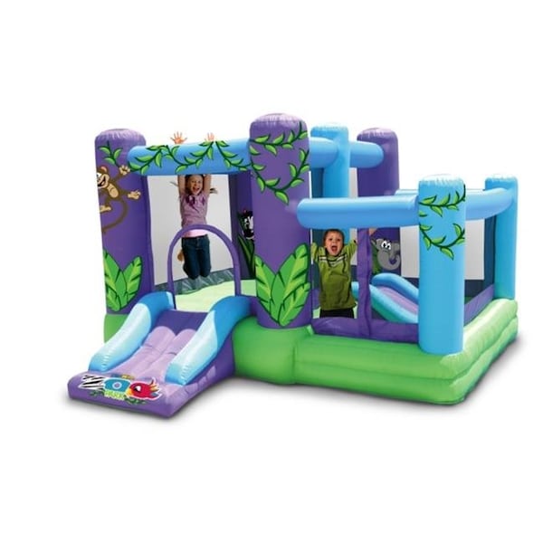 Kidwise KIDWISE KW-ZOO-03R  Zoo Park Inflatable Bouncer With Ball Pit - KW-ZOO-03R