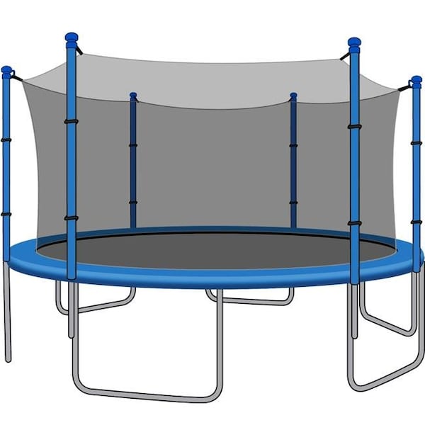 Skybound SkyBound NETJZ-1206ST0000 12ft. Trampoline Net for Trampolines using 6 Straight Poles or 3 Arches - NETJZ-1206ST0000