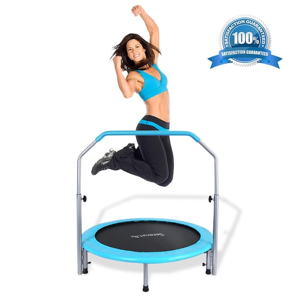Serenelife Spring-Less Sports Jumping Fitness Trampoline, Adult Size, SLELT403 - SLELT403
