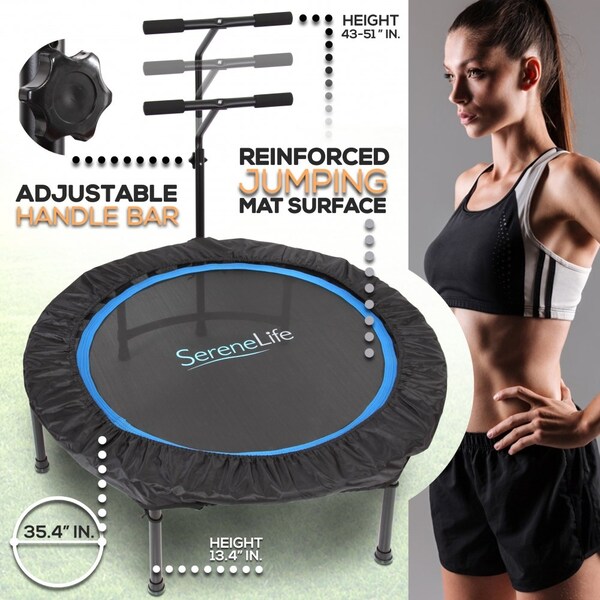 Serenelife Foldable Sport Fitness Trampoline 40" - SLELT418