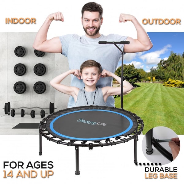 Serenelife Foldable Sport Fitness Trampoline 40" - SLELT418
