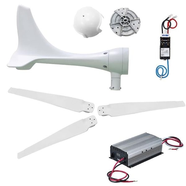 Automaxx Automaxx DB0600ABDA8 600W Windmill Wind Turbine Generator Kit with Bluetooth Controll; 12-24V & 50-25A - DB0600ABDA8