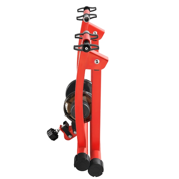 Rad Sportz Max Racer Stationary Bike Stand - Portable 7-Setting Bicycle Trainer for Indoor Riding Red - 83-DT5069