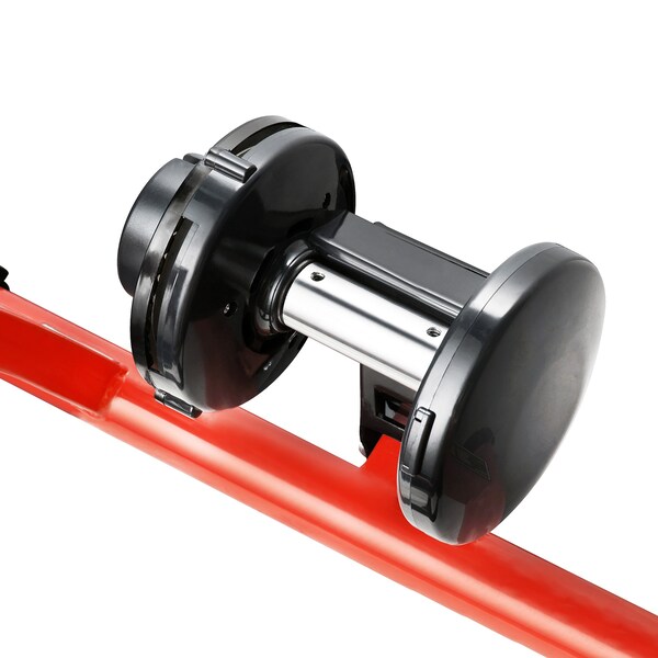 Rad Sportz Max Racer Stationary Bike Stand - Portable 7-Setting Bicycle Trainer for Indoor Riding Red - 83-DT5069