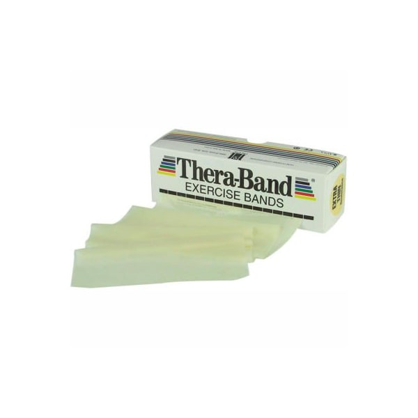 Fabrication Enterprises Thera-Band Latex Exercise Band, Tan, 6 Yard Roll/Box - 10-1016