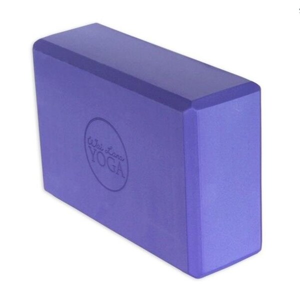 Wai Lana Wai Lana Productions 163 3 in. Foam Yoga Block 16 Block - Purple - 163