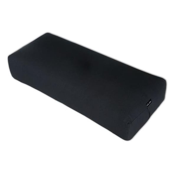 Wai Lana Wai Lana Productions 1021 Rectangular Yoga Bolster - Black - 1021