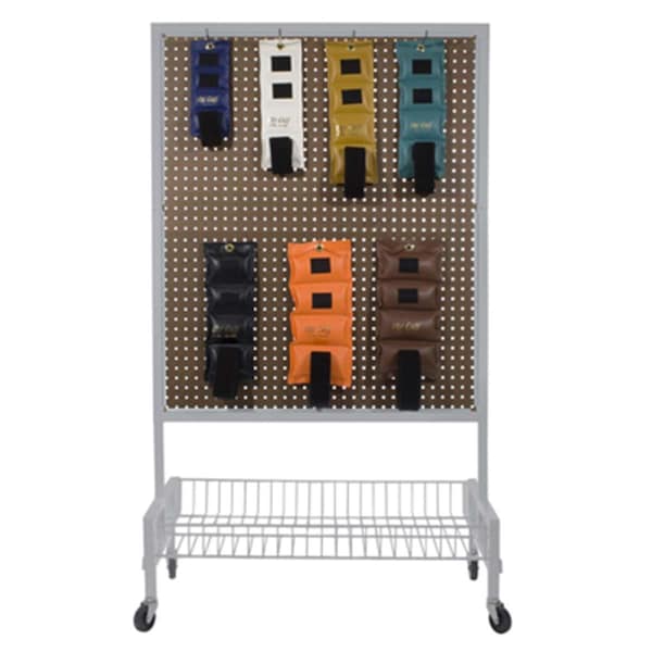 Fabrication Enterprises Fabrication Enterprises 10-0251 The Original Cuff Ankle and Wrist Weight - 7 Piece Set With Rack - 10-0251