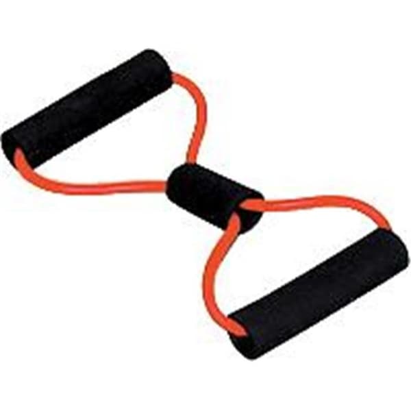 Cando International Cando 10-5582 Exercise Tubing BowTie Exerciser - 22 Inch - Red - Easy - 1345098