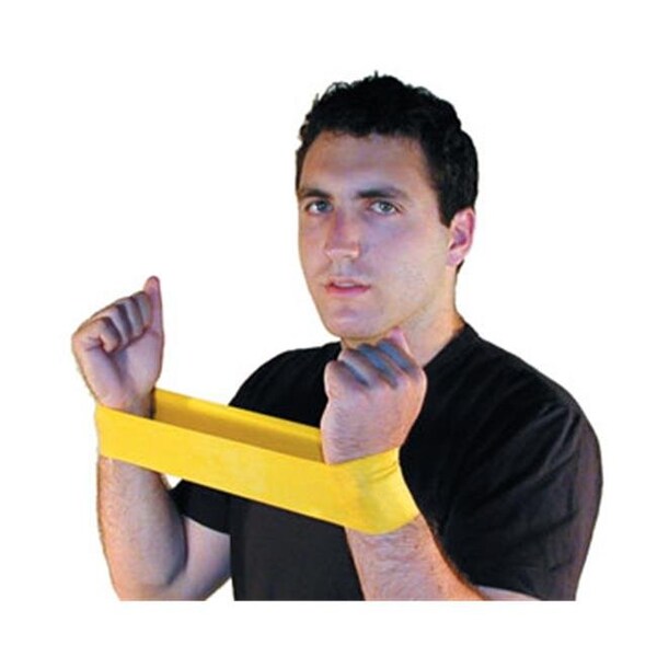 Cando International Cando 10-5251 - Band Exercise Loop - 10 Inch Long - Yellow - X-Easy - 1224203