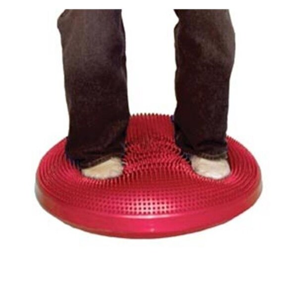 Fabrication Enterprises Fabrication Enterprises 30-1868R 60 cm Cando Inflatable Vestibular Seating & Standing Disc; Red - 30-1868R