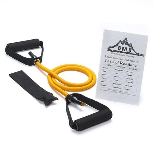 Black Mountain Products Black Mountain Products Yellow L - A 2-4 lbs. Single Resistance Band; Yellow - YELLOW L + A