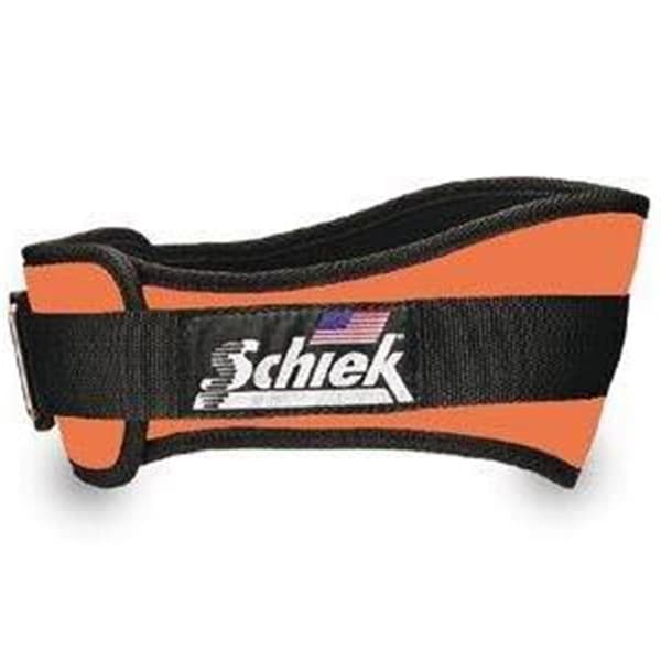Schiek Sports 4.75 in. Original Nylon Belt, Orange - Large - S-2004ORL