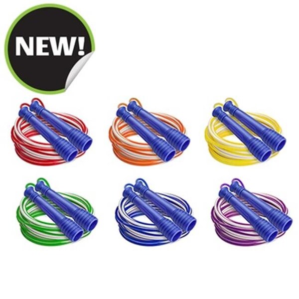 Champion Sports Champion Sports EXR9SET 16 ft. Deluxe XU Jump Rope with Purple Handle - Set of 6 - EXR9SET
