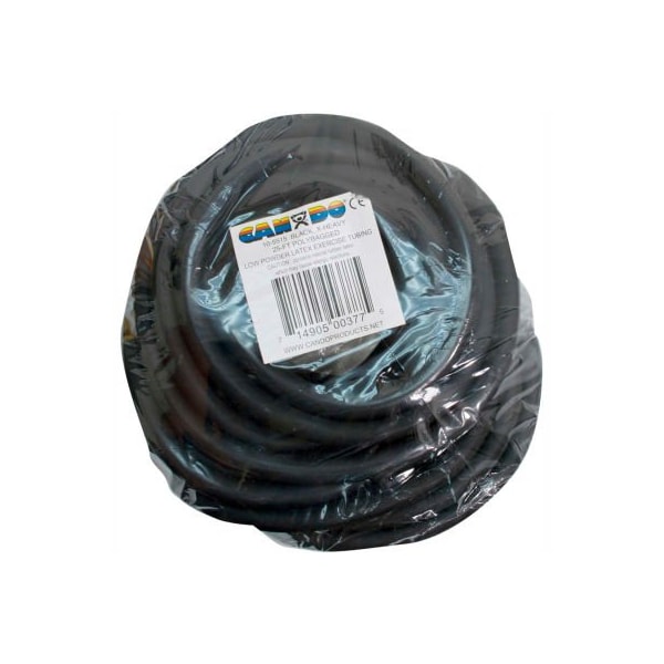 Fabrication Enterprises CanDo Low Powder Exercise Tubing, Black, 25'/Bag - 1320626
