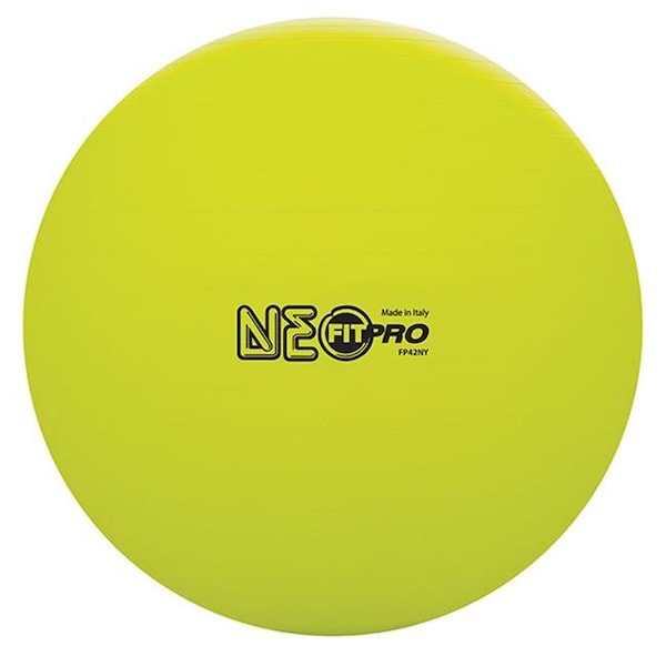 Champion Sports Champion Sports FP42NY 42 cm Fitpro Training & Exercise Ball; Neon Yellow - FP42NY