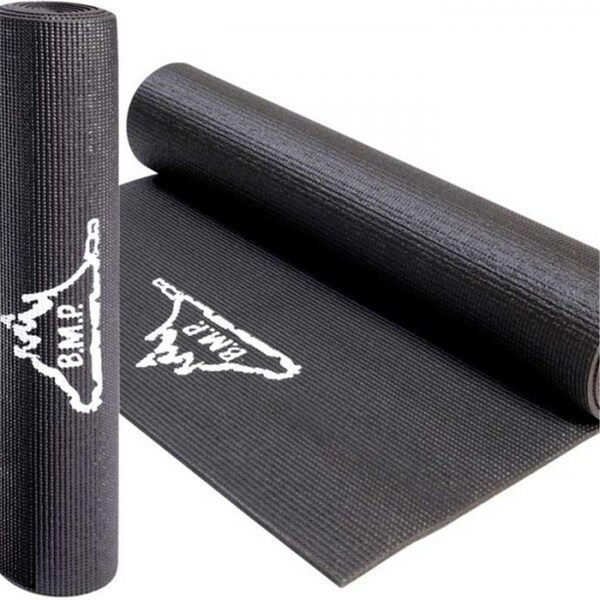 Black Mountain Products Eco Friendly Yoga Exercise Mat, Black - BL39232