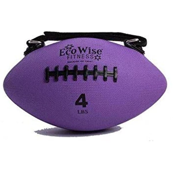 Agm Group 4 lbs EcoWise Slim Olive Weight Ball, Lavender -7.25 in. dia. - 85704